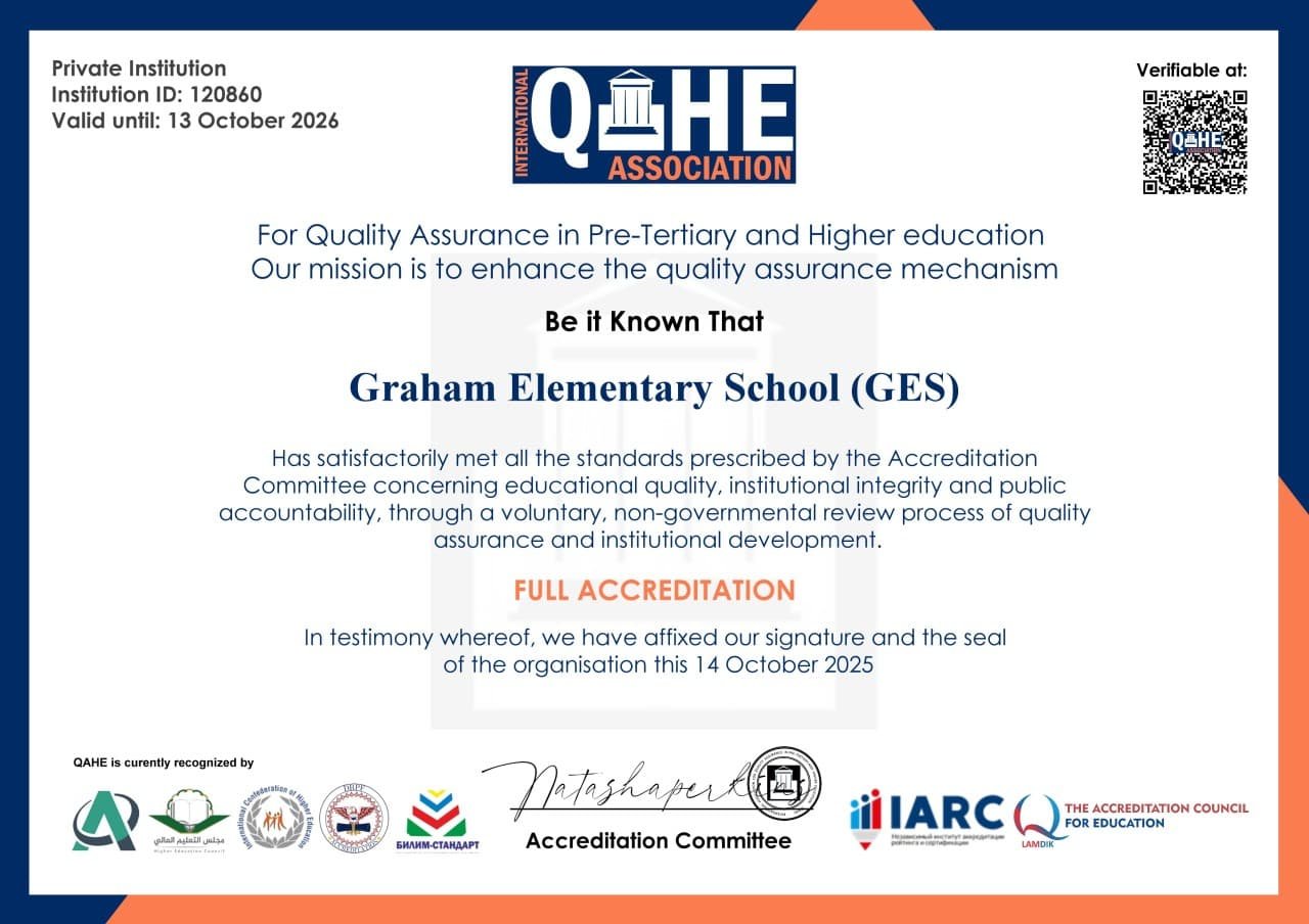 GES_QAHE Accreditation Certificate